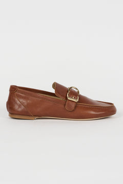The Buckle Loafer in Brown