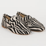 The Penny Loafer in Ponyhair Zebra
