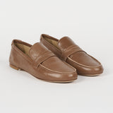 The Penny Loafer in Greige