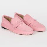 The Penny Loafer in Ponyhair Pink