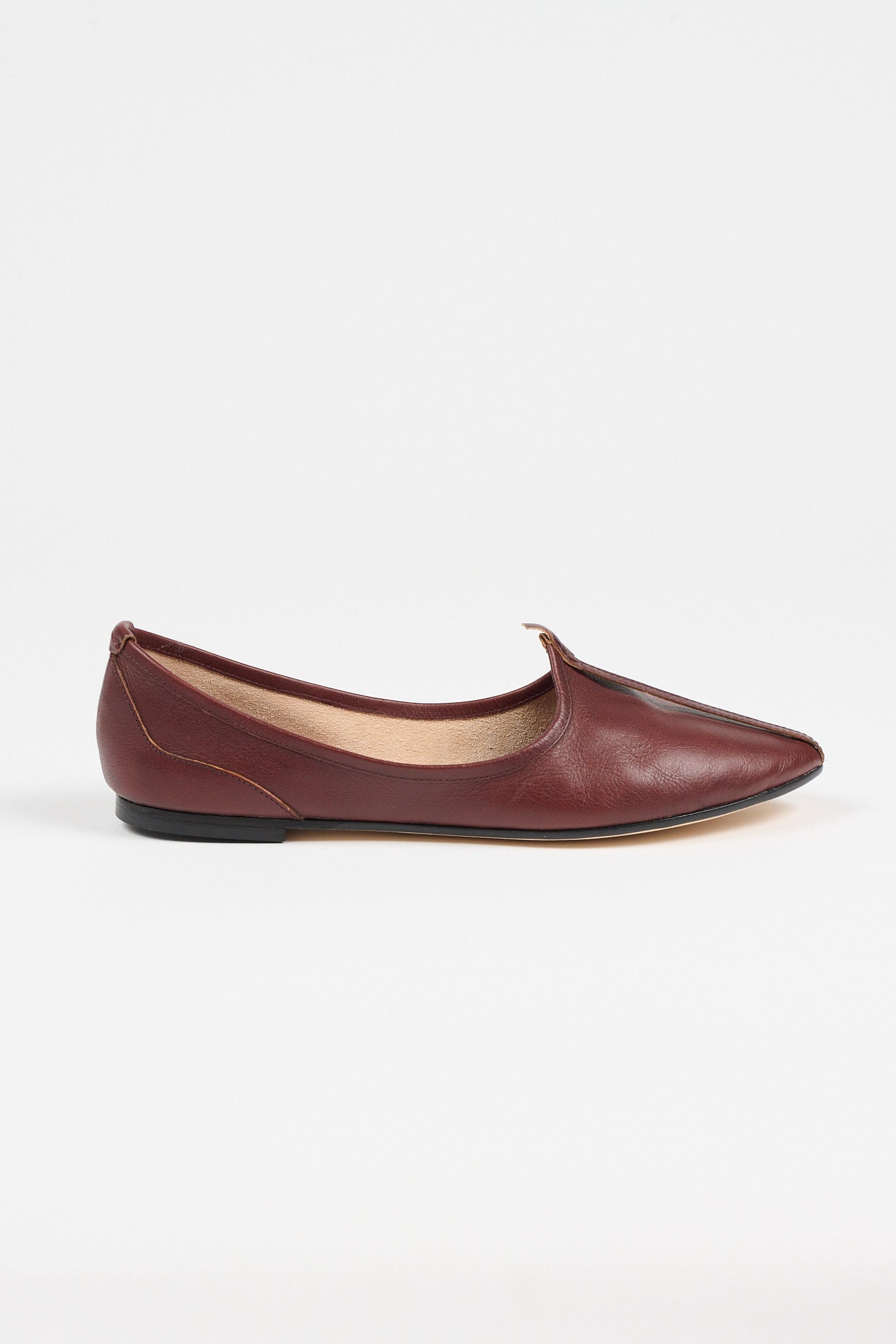 The Jutti Slipper in Oxblood