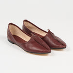 The Jutti Slipper in Oxblood