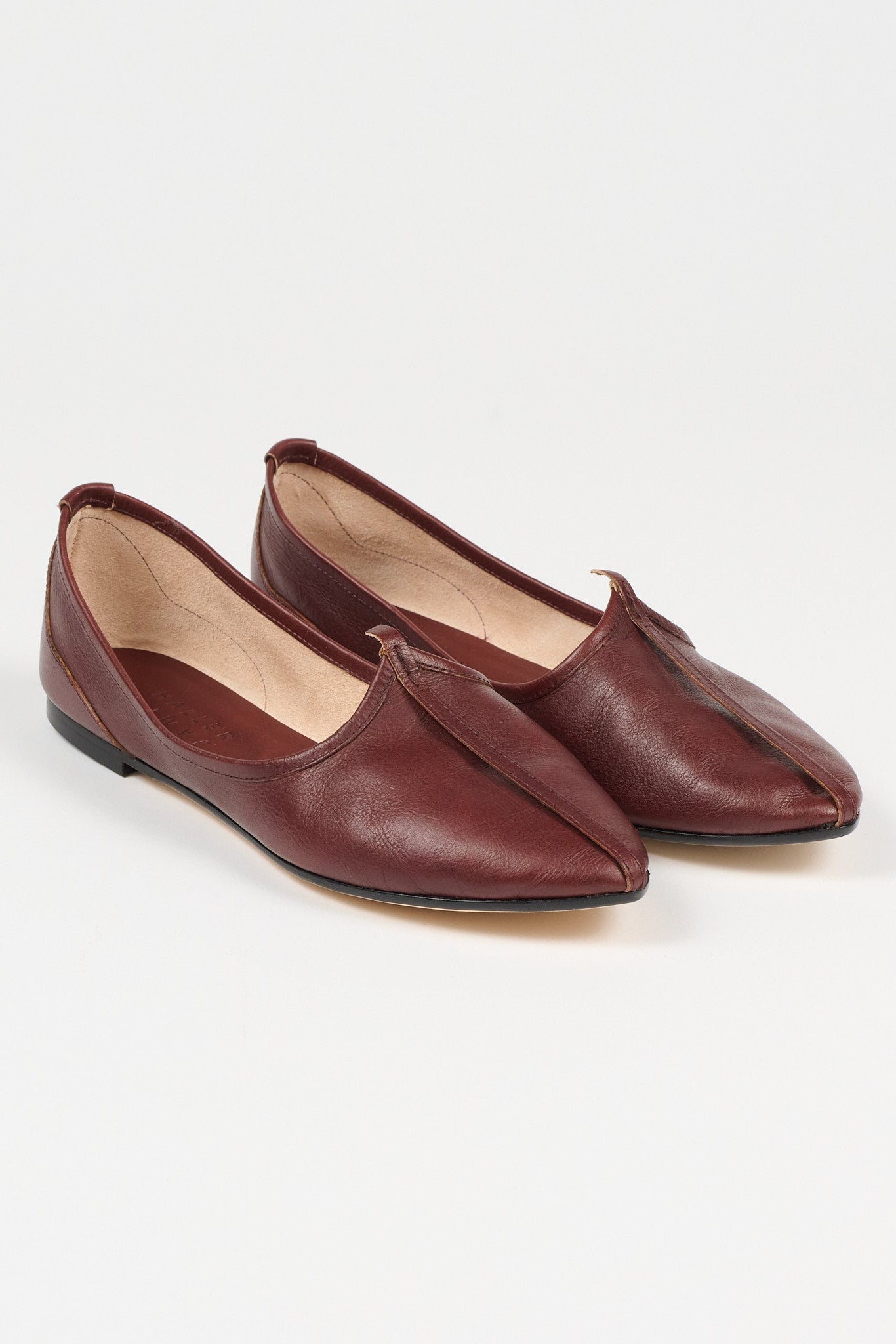 The Jutti Slipper in Oxblood
