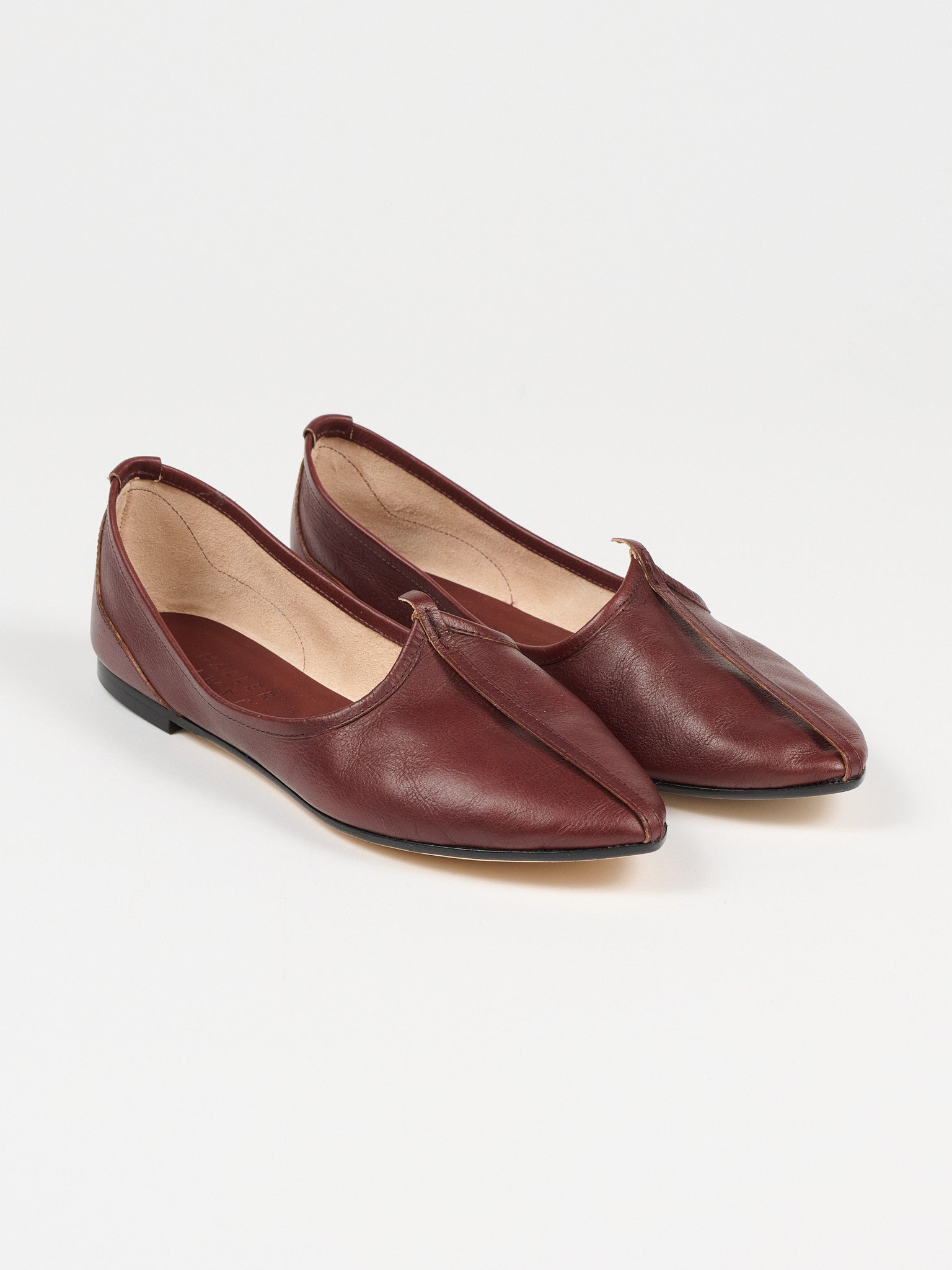 The Jutti Slipper in Oxblood