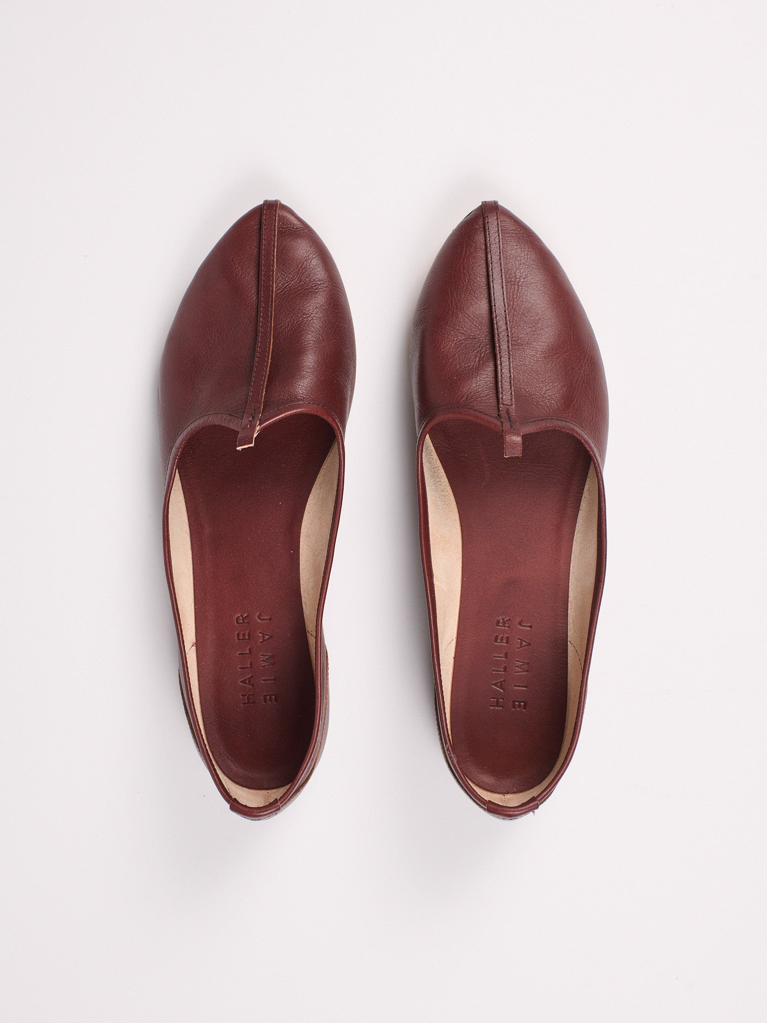 The Jutti Slipper in Oxblood
