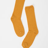 Solid Crew Socks in Squash