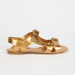 The Walking Sandal in Metallic Bronze