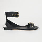 The Gladiator Sandal in Black
