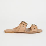 The Double Buckle Slide in Bare