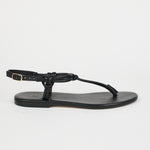 The Knot Sandal in Black