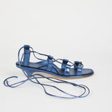 The Sparta Heel in Metallic Blue