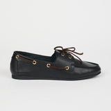 The Boat Loafer in Black