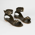 The Gladiator Sandal in Olive