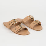 The Double Buckle Slide in Bare