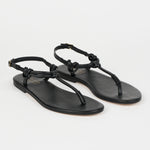The Knot Sandal in Black