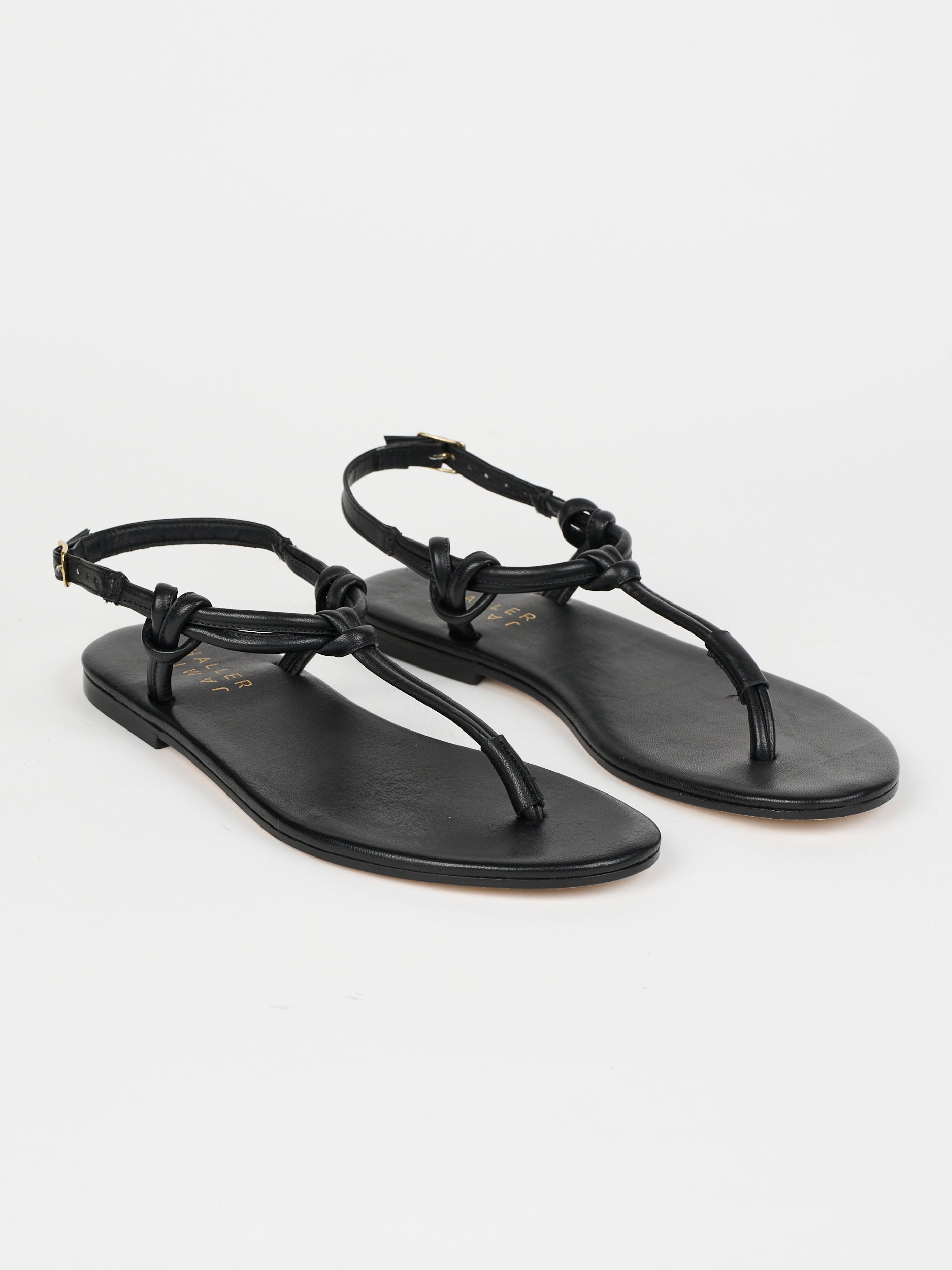 The Knot Sandal in Black