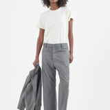 The Waist Tape Trouser in Oxford Grey