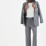 The Waist Tape Trouser in Oxford Grey