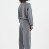 The Arc Lounge Pant in deep grey On body back side - Jamie Haller