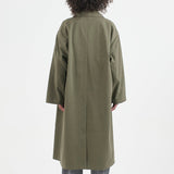 The Baggy Trench Coat in Olive