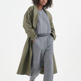 The Baggy Trench Coat in Olive