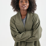 The Baggy Trench Coat in Olive