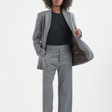 The Waist Tape Trouser in Oxford Grey