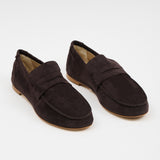 The Penny Loafer in Deep Espresso Suede