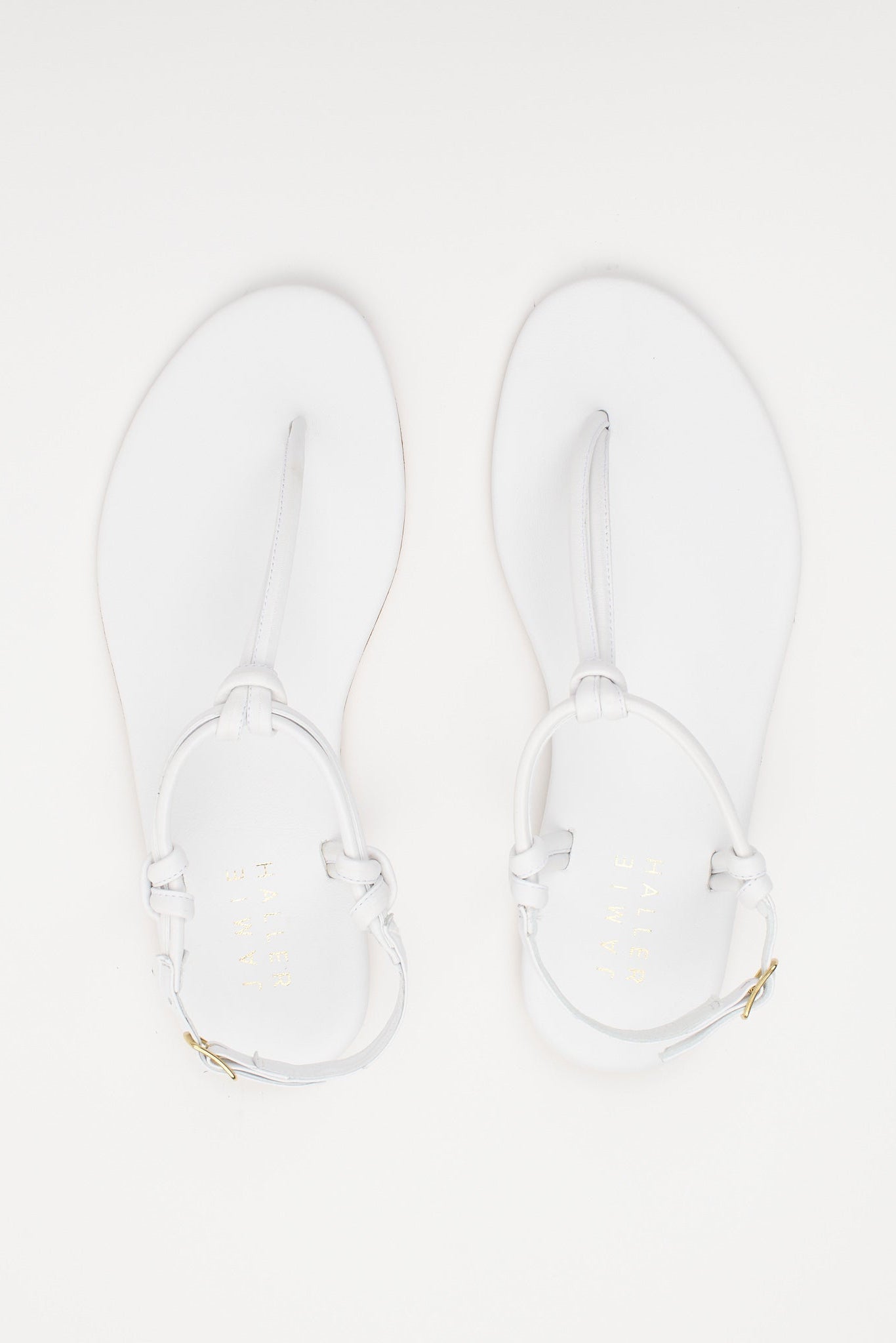 The Knot Sandal in White