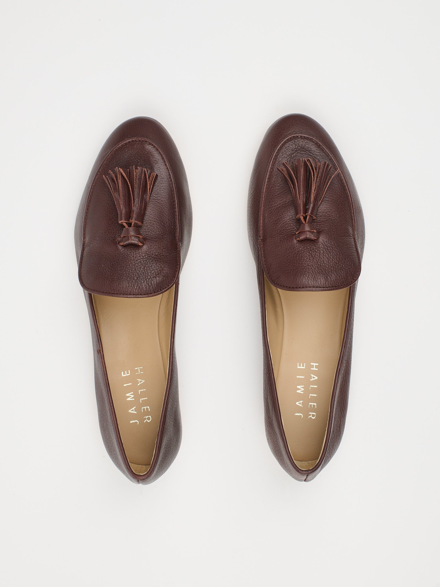 The Belgian Tassel Loafer in Black Flat