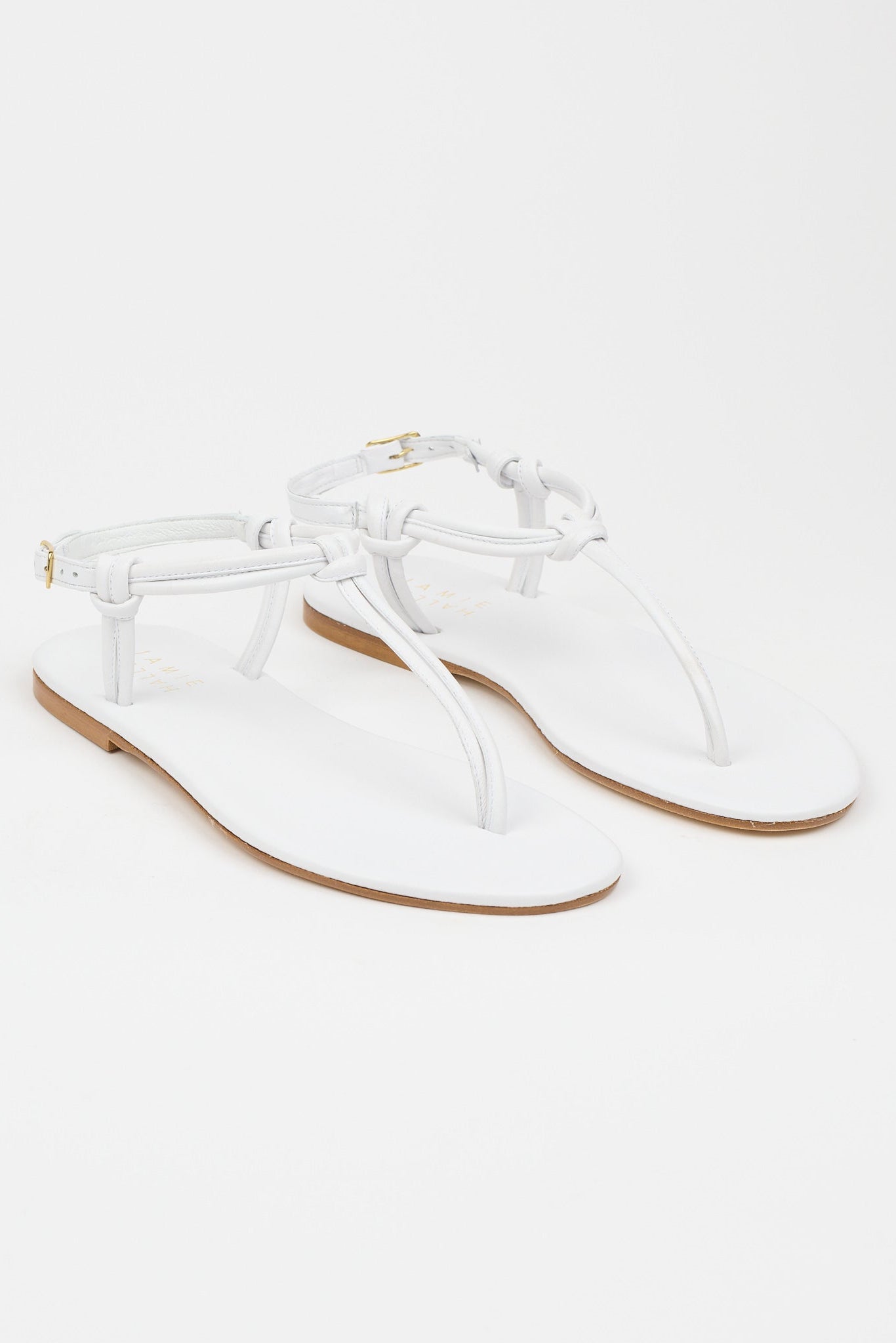 The Knot Sandal in White