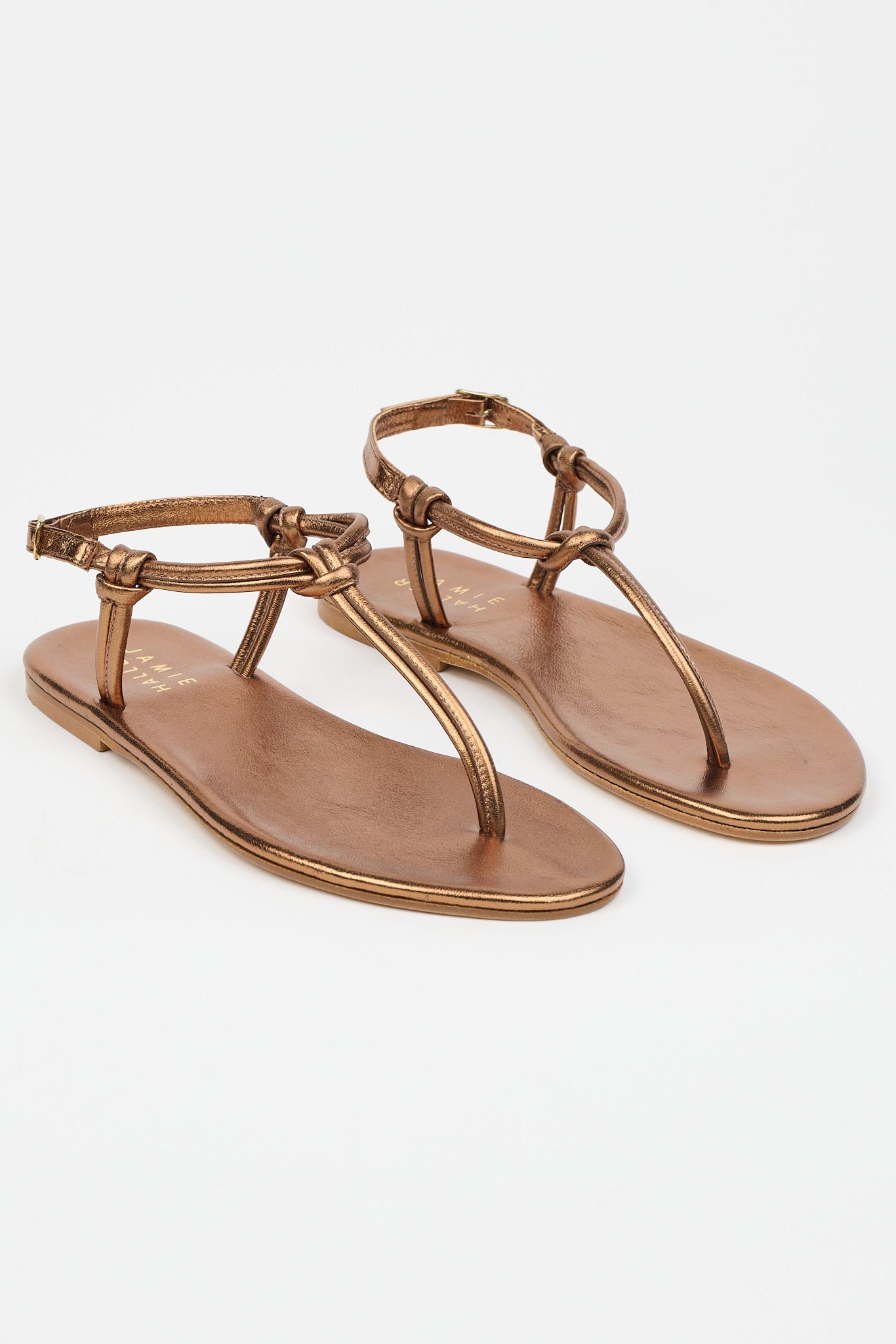 The Knot Sandal in Gold