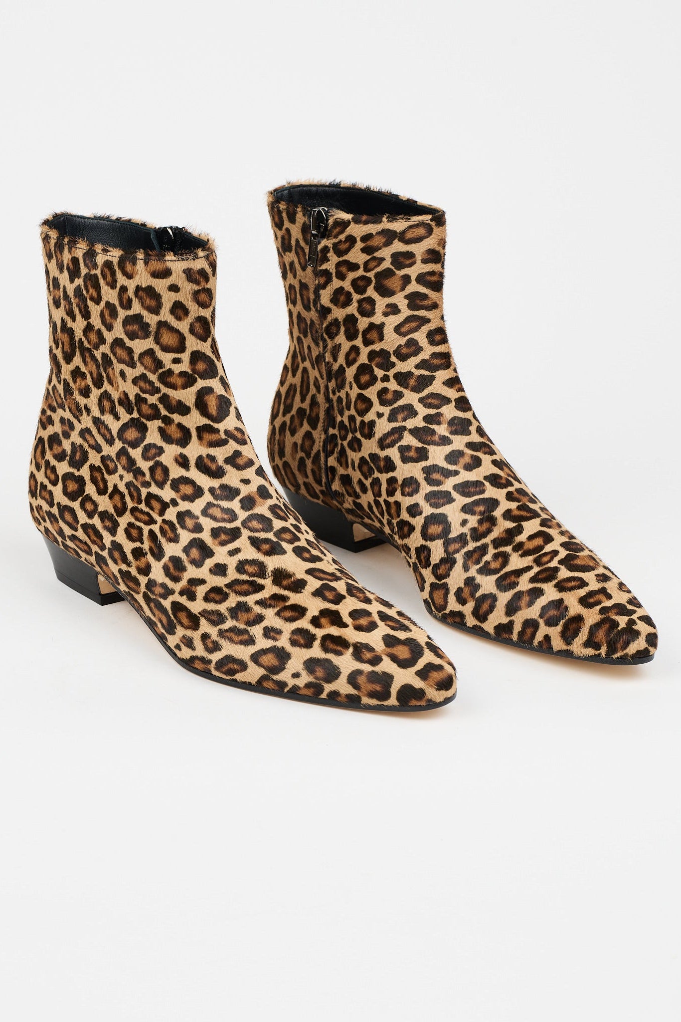 The Lennon Boot in Ponyhair Leopard