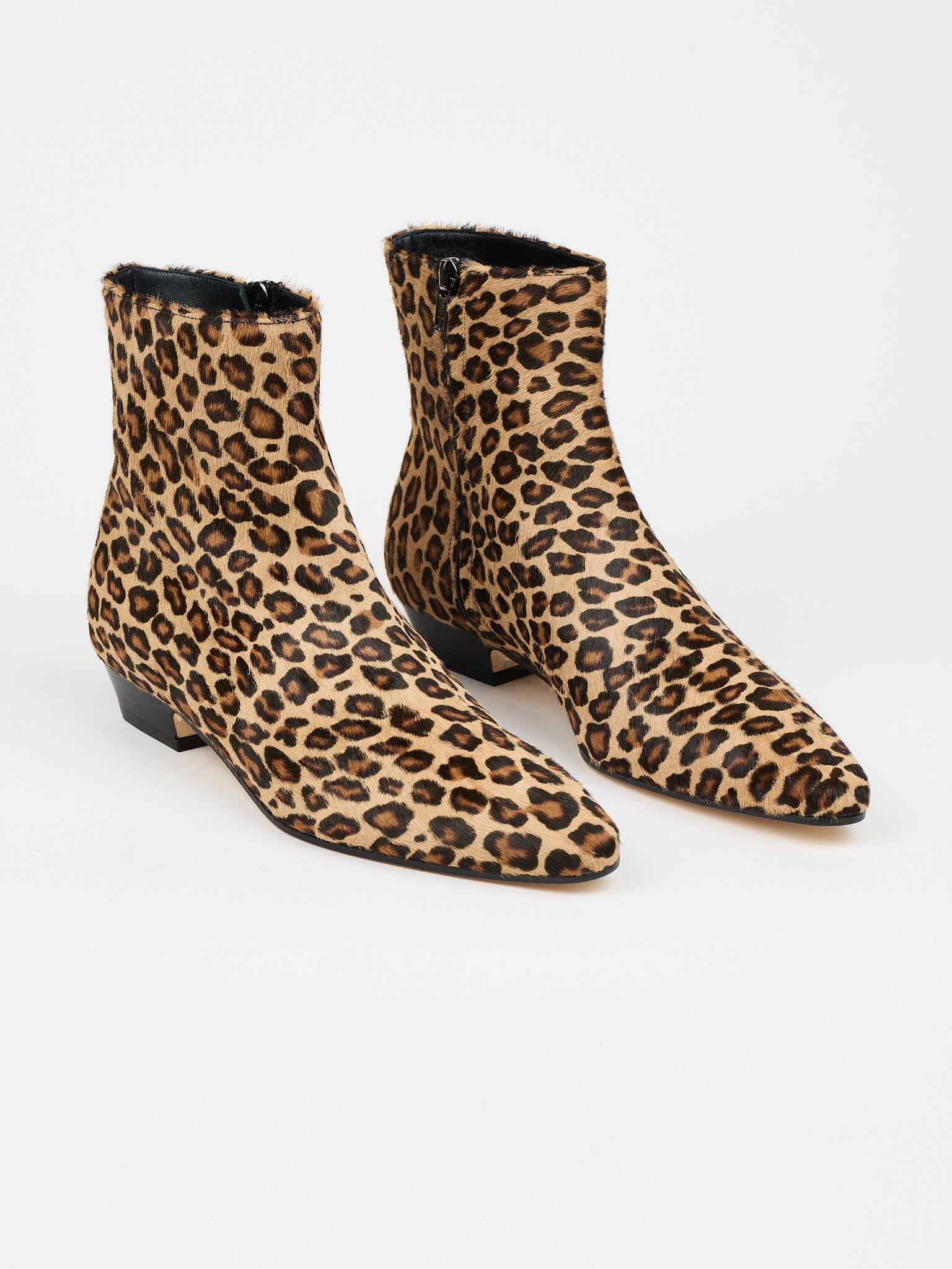 The Lennon Boot in Ponyhair Leopard