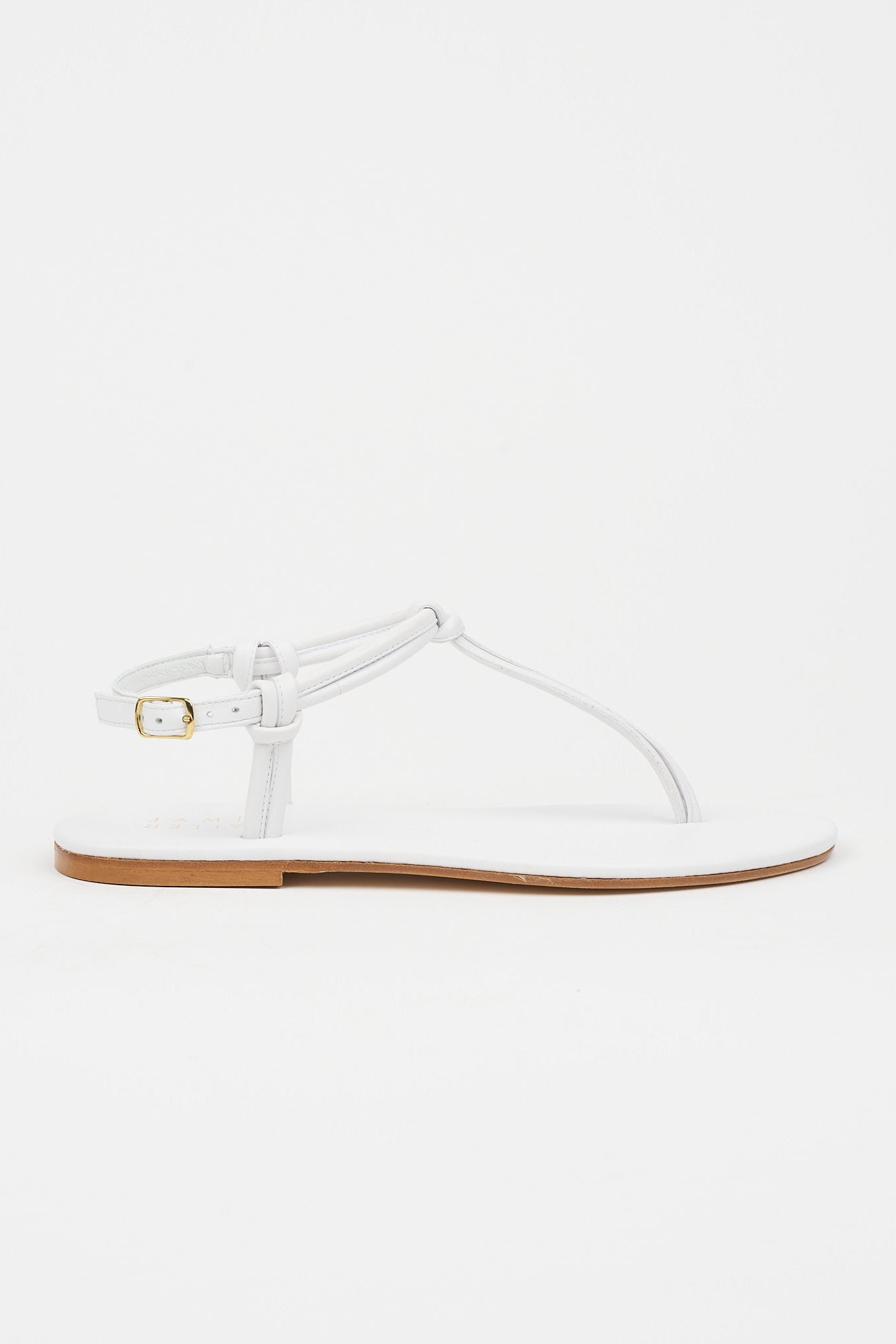 The Knot Sandal in White