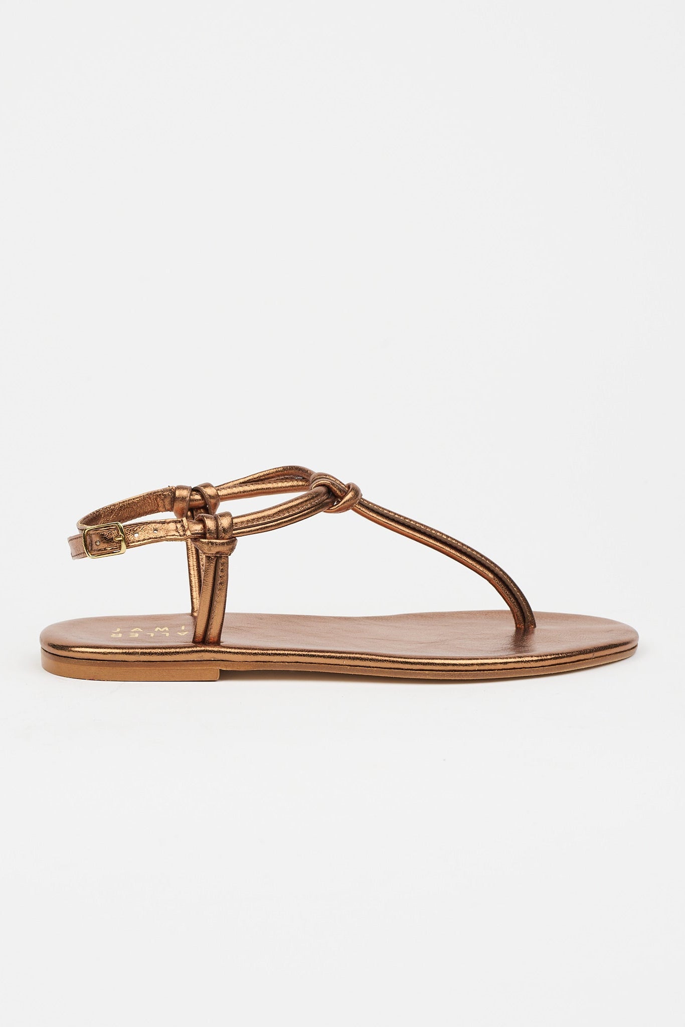 The Knot Sandal in Gold
