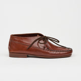 The Moc Bootie in Rich Brown