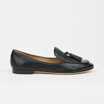 The Belgian Tassel Loafer in Black Side
