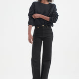 The Crease Jean in Black