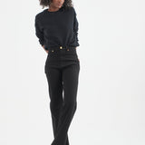 The Crease Jean in Black