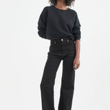 The Crease Jean in Black
