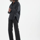 The Crease Jean in Black