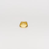 The Nina Flat Signet Ring in Red Jasper