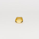 The Luques Square Signet Ring in Onyx