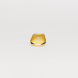 The Luques Square Signet Ring in Onyx