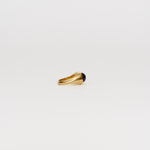 The Francis Oval Signet Ring in Onyx