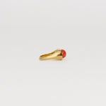 The Francis Oval Signet Ring in Carnelian