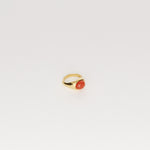 The Francis Oval Signet Ring in Carnelian