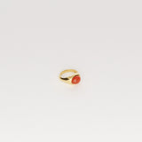 The Francis Oval Signet Ring in Carnelian