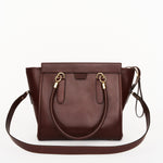 The Trap Tote in Oxblood